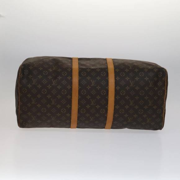 LOUIS VUITTON Monogram Keepall 60 Boston Bag M41422 LV Auth 108674 - Picture 5 of 16